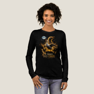 Geen Gedachten Alleen Chaos Grappige Gans Cadeau Tri-Blend Shirt