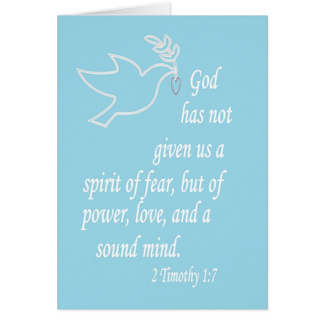 Geen geest van angst (Voorkant)