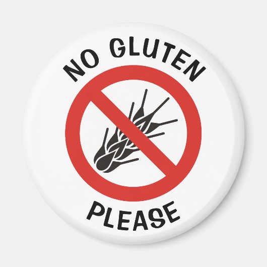 Geen gegolfd teken magneet (Voorkant)