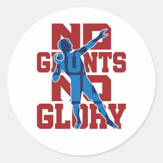 Geen gegoten, geen geforceerde glans en veld ronde sticker (Voorkant)