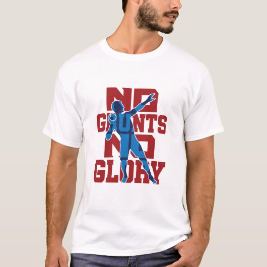 Geen gegoten, geen geforceerde glans en veld t-shirt (Voorkant)