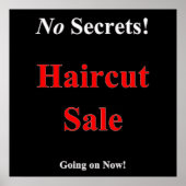 Geen Geheimen Verkoop Poster Matte (Voorkant)