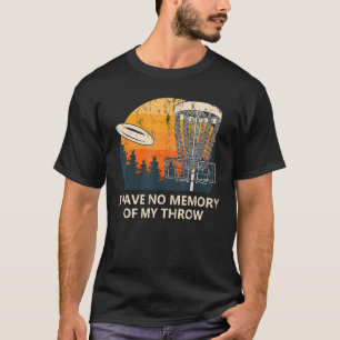 Geen geheugen van mijn trottoir Golf Pa Jokes Golf T-shirt