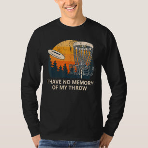 Geen geheugen van mijn trottoir Golf Pa Jokes Golf T-shirt
