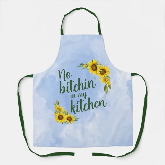 Geen geintjes in mijn keuken schort (Voorkant)