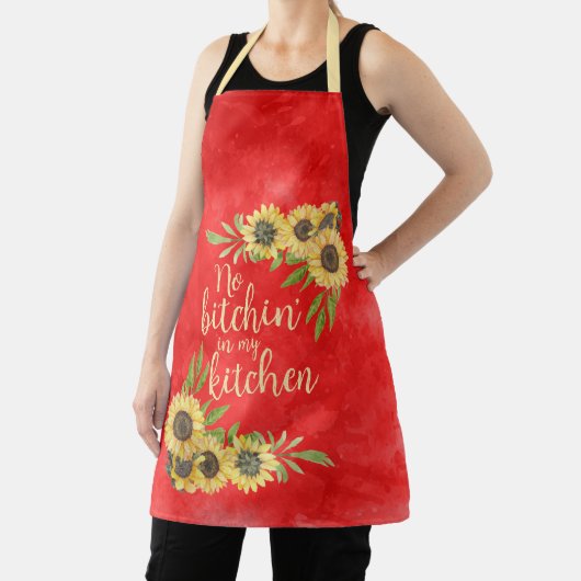 Geen geintjes in mijn keuken schort (Insitu)