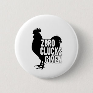 Geen gekakel gegeven  ronde button 5,7 cm