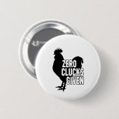 Geen gekakel gegeven ronde button 5,7 cm (Voorkant /achterkant)