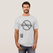 Geen geknicht t-shirt (Voorkant volledig)