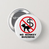 GEEN GELD BEDRIJF RONDE BUTTON 5,7 CM (Voorkant /achterkant)