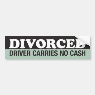 Geen geld bumpersticker