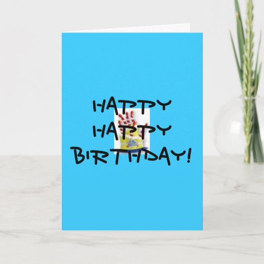 Geen geld erin kaart (Voorkant)