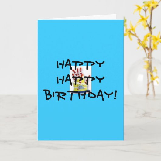 Geen geld erin kaart (Gele Bloem)