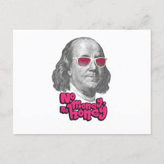 Geen geld, geen honing briefkaart