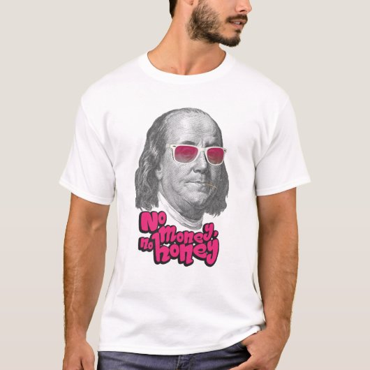 Geen geld, geen honing t-shirt (Voorkant)