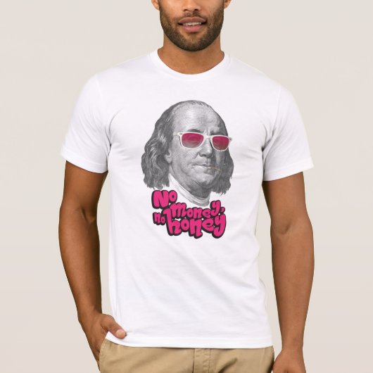 Geen geld, geen honing t-shirt (Voorkant)