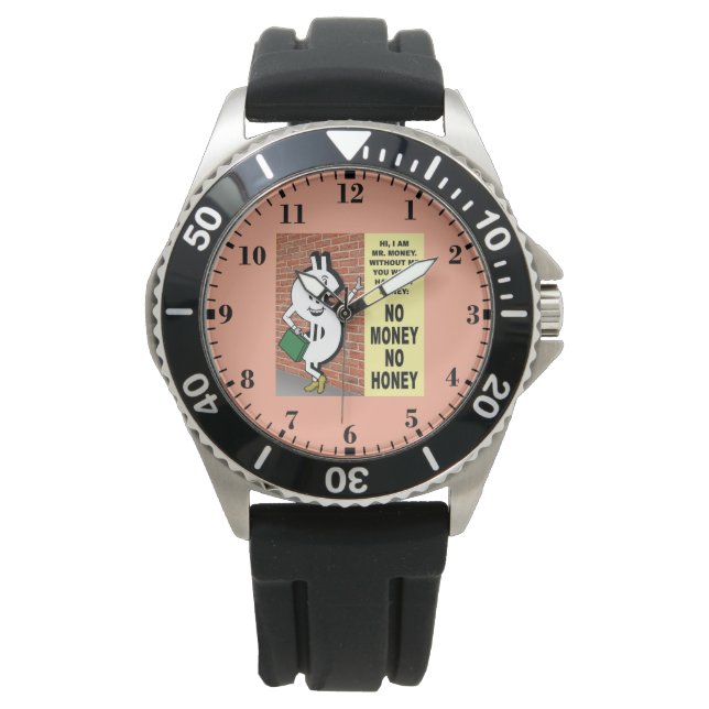 Geen Geld Geen Vriendin Horloge (Voorkant)