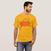 Geen geld, gewoon goud t-shirt (Voorkant volledig)
