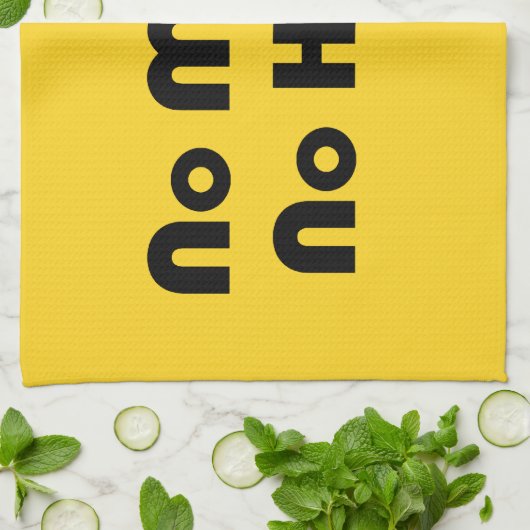 Geen geld honing theedoek (Gevouwen)