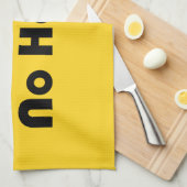 Geen geld honing theedoek (Quarter Fold)