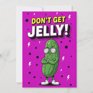 Geen gelei Vet vreemde komkommer augurk geschenk Bedankkaart