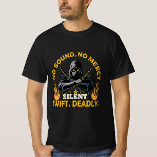 Geen Geluid Geen Genade Ninja T-Shirt – Stille Sne