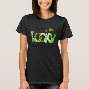 Geen geluk dat alleen gebufferd Hoefijzer St Patri T-shirt