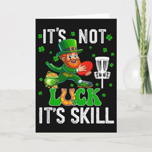 Geen geluk Trots Vaardigheid St. Patrick's Day Man Kaart