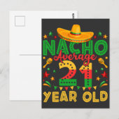 Geen gemiddelde 21-jarige Cinco de Mayo Briefkaart (Voorkant / Achterkant)