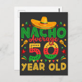 Geen gemiddelde 50-jarige Cinco de Mayo Briefkaart (Voorkant / Achterkant)
