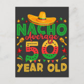Geen gemiddelde 50-jarige Cinco de Mayo Briefkaart (Voorkant)