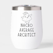 Geen gemiddelde architecte Funny Cartoon Aangepast (Voorkant)