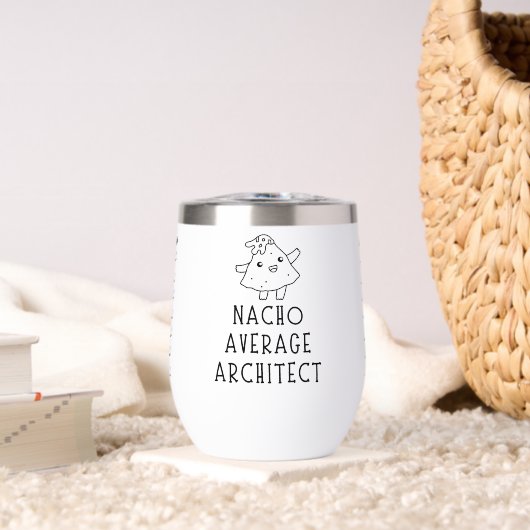 Geen gemiddelde architecte Funny Cartoon Aangepast (Woonkamer (Gedraaid) )