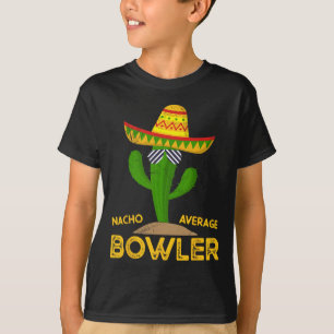 Geen gemiddelde bowler Cinco De Mayo Mexicaanse fa T-shirt