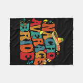 Geen gemiddelde bruid Funny Bachelorette-feest Cin Fleece Deken (Voorkant (Horizontaal))