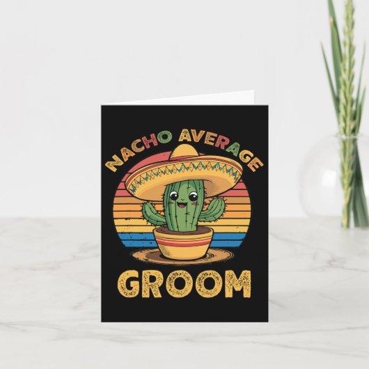 Geen gemiddelde bruidegom Mexicaans Cinco De Mayo Kaart (Voorkant)