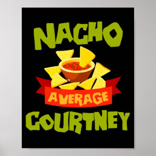 Geen gemiddelde courtney grappige verjaardag naam poster