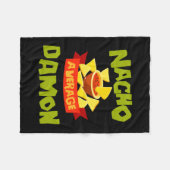 Geen gemiddelde damon grappig verjaardagsnaam cade fleece deken (Voorkant (Horizontaal))