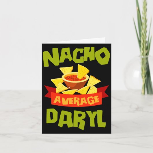 Geen gemiddelde daryl grappige verjaardag naam cad kaart (Voorkant)