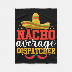 Geen gemiddelde dispatcher grappige Mexicaanse Cin Fleece Deken