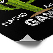 Geen gemiddelde grappige gamer videogame liefhebbe poster (Hoek)