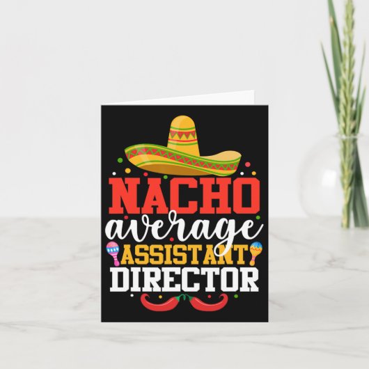 Geen gemiddelde instant-directeur Mexicaanse Cinco Kaart (Voorkant)