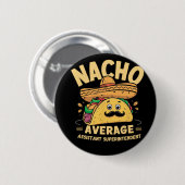 Geen gemiddelde instant supervisor Cinco De Mayo Ronde Button 5,7 Cm (Voorkant /achterkant)