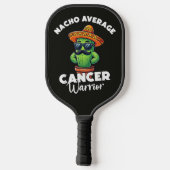 Geen gemiddelde kanker krijger Cool Pickleball Paddle (Achterkant)