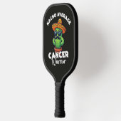 Geen gemiddelde kanker krijger Cool Pickleball Paddle (Links)
