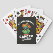 Geen gemiddelde kanker krijger Cool Pokerkaarten (Achterkant)