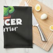 Geen gemiddelde kanker krijger Cool Theedoek (Quarter Fold)