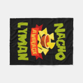 Geen gemiddelde lyman grappige verjaardagsnaam cad fleece deken (Voorkant (Horizontaal))