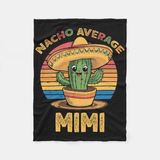 Geen gemiddelde Mimi bijpassende Mexicaanse Cinco  Fleece Deken (Voorkant)
