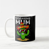 Geen gemiddelde moeder grappige cinco de mayo Mexi Koffiemok (Links)